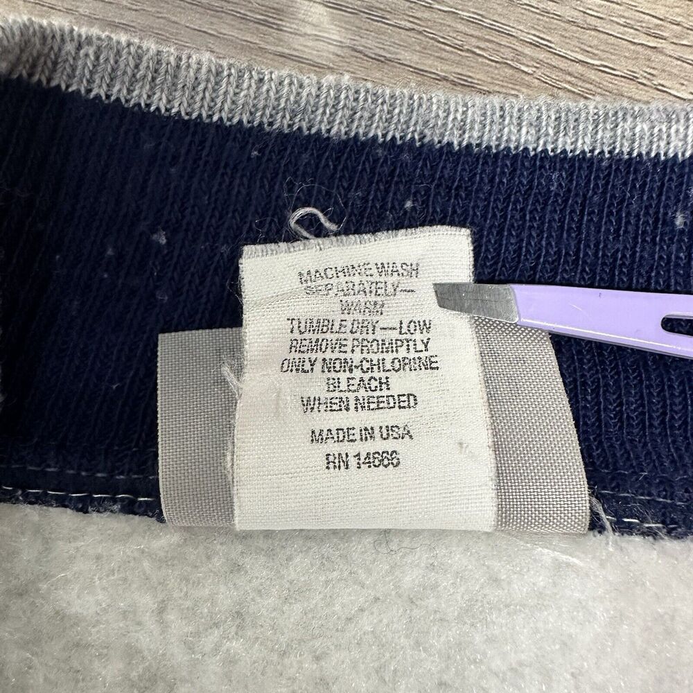 70s USA Track & Court Gray Tennis Zip Up Jacket SOFT Unisex L VTG Gym Retro Prep - Picture 8 of 9